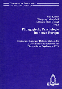 Padagogische Psychologie im neuen Europa (букинист)