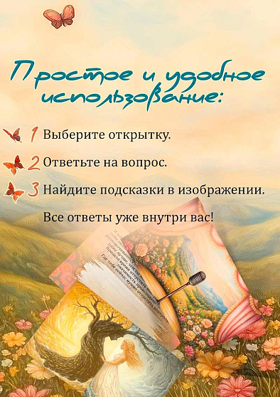 Метафорические открытки "Все ответы внутри нас" - cogito-shop.com