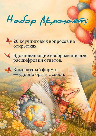 Метафорические открытки "Все ответы внутри нас" - cogito-shop.com