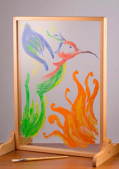 Арт-терапевтический комплекс с прозрачным мольбертом - cogito-shop.com