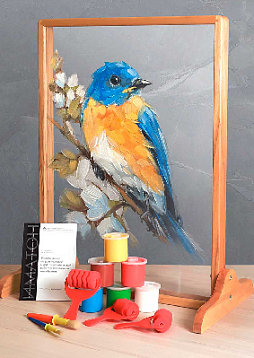 Арт-терапевтический комплекс с прозрачным мольбертом