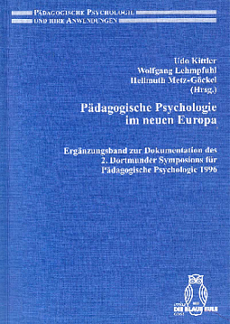 Padagogische Psychologie im neuen Europa (букинист)