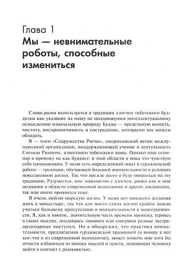 Практика внимательности в повседневной жизни. Книга о том, как жить в настоящем - cogito-shop.com